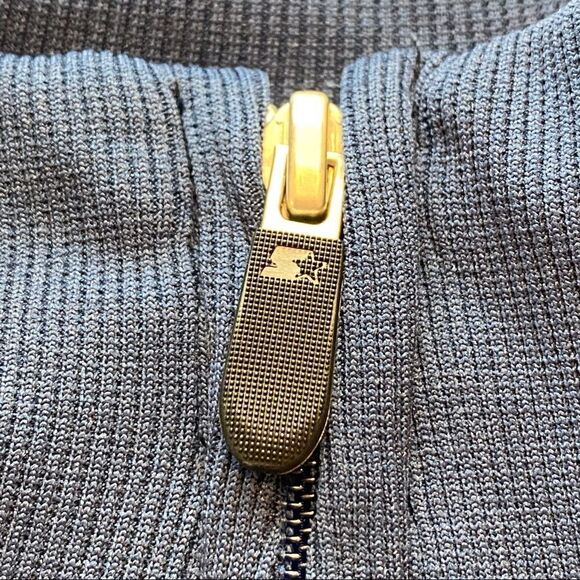 Starter Front Zip Closure Midnight Navy Jacket Size Small - Picture 6 of 12